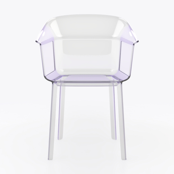Clear Accent Chair