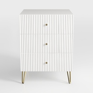 White Dresser for Bedroom, Modern Wide Dresser