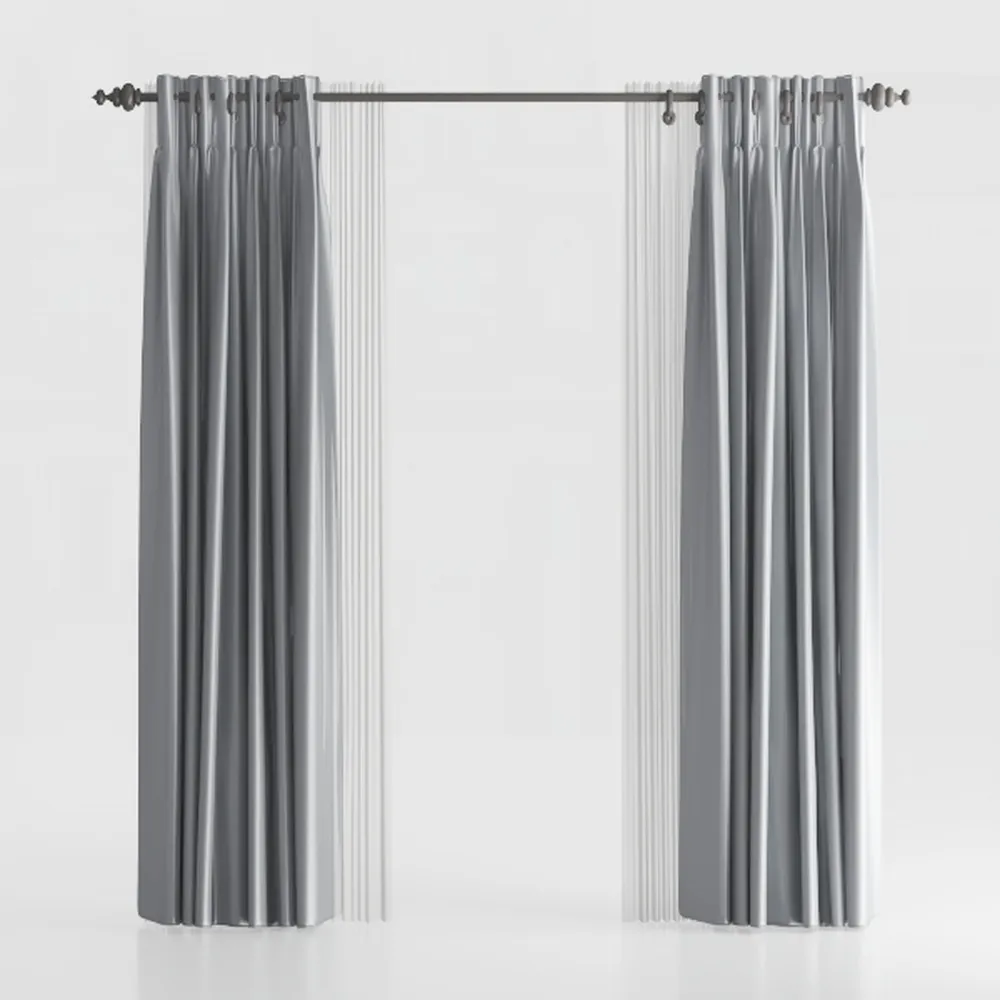 Rutterllow Total Blackout 340 GSM Curtains 2 