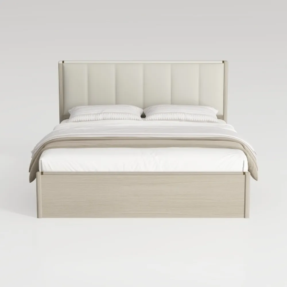 DG Casa Lottie Full Boucle Flange Edge Bed Frame w