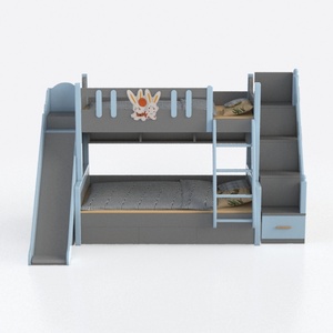 Merax Full Over Full Bunk Bed with 2 Drawers and 3