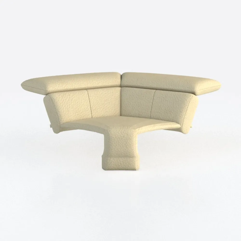 Full Compression Beige L-Shaped Sectional Sofa wit