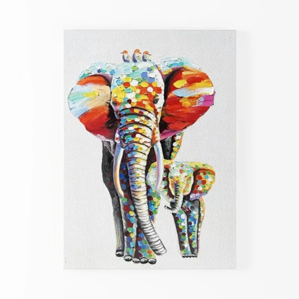 Framed Colorful Floral Canvas Wall Art Flowers