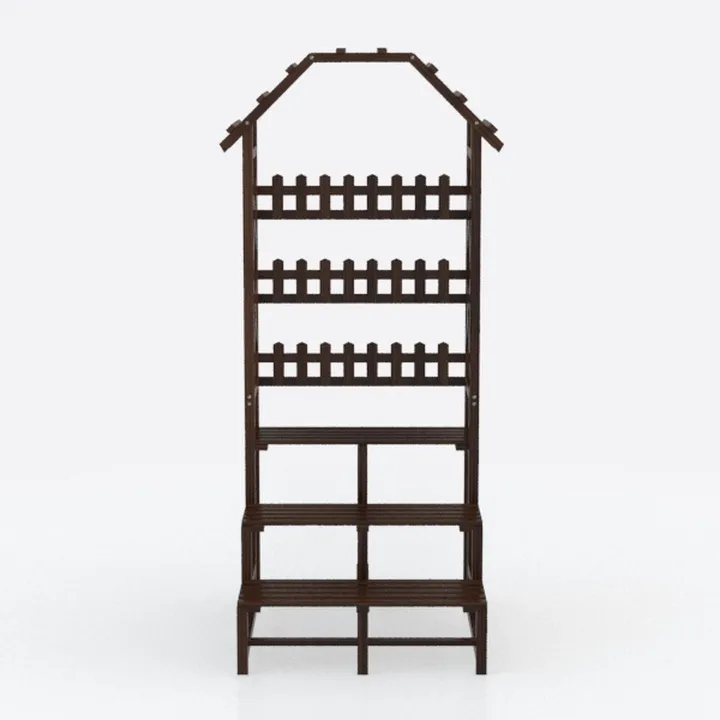 JSB No Assembly Folding Bookshelf, 5 Tier Book
