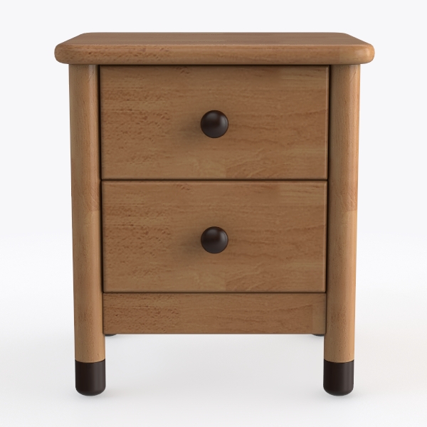 Nightstand 2 Drawers for Bedroom, Kids Bedside