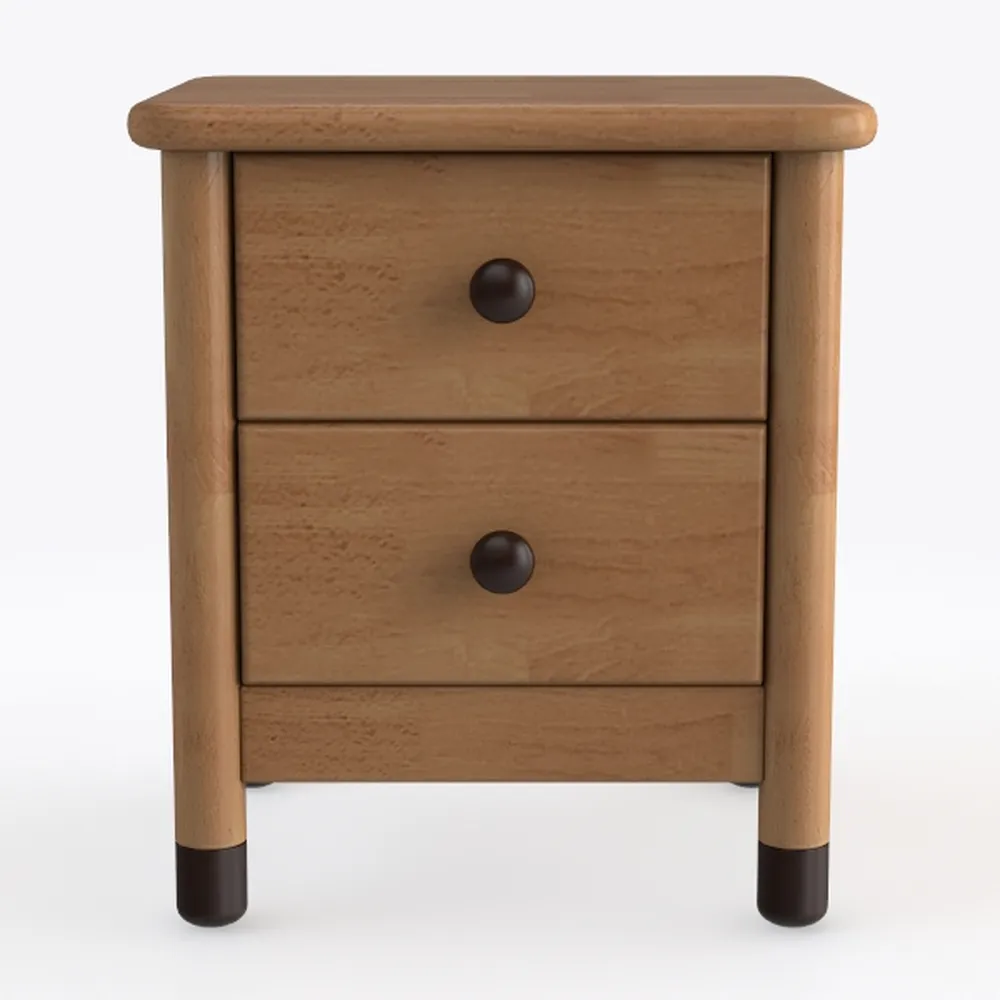 Nightstand 2 Drawers for Bedroom, Kids Bedside