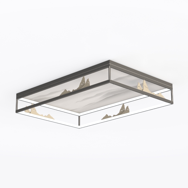 WILON Rustic Semi Flush Mount Ceiling Light, 19.68