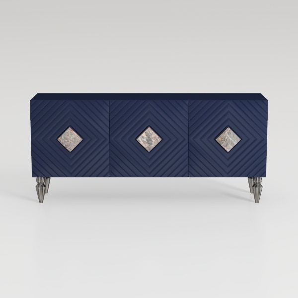 Merax Rustic Buffet Sideboard, Wood Storage