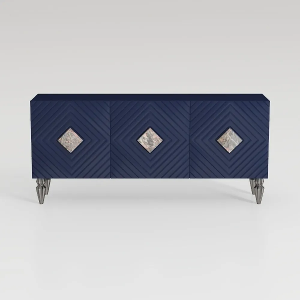 Merax Rustic Buffet Sideboard, Wood Storage