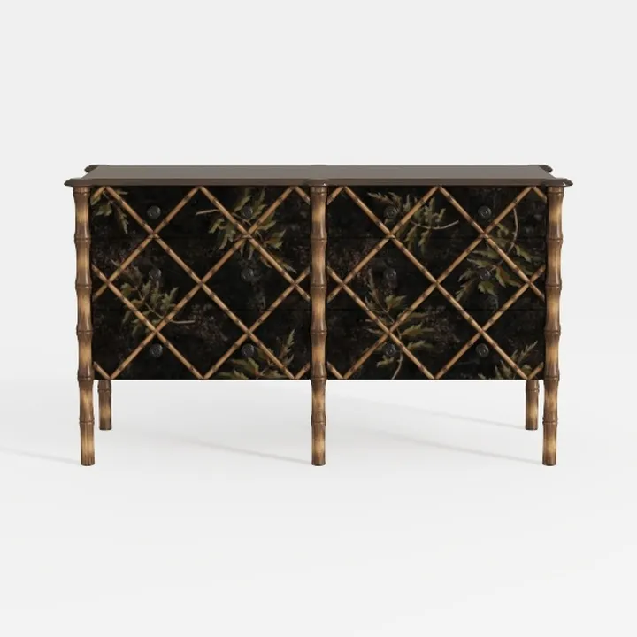 HLR Accent Cabinet with 4 Doors&Shelves, Sideboard