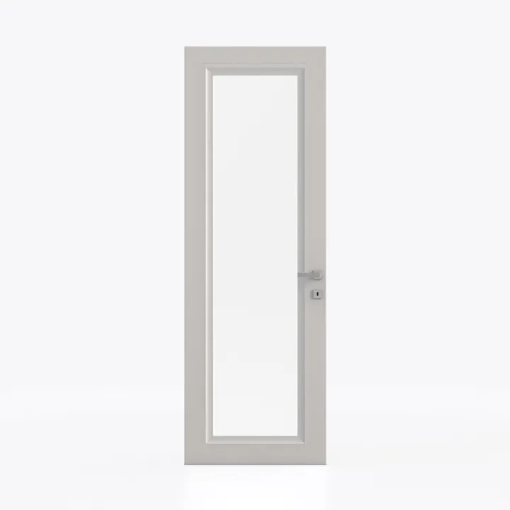 30" x 80" Prehung Door, Tempered Frosted Glass 