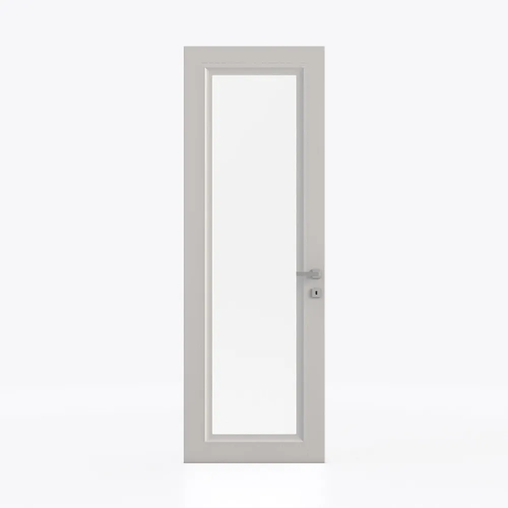 30" x 80" Prehung Door, Tempered Frosted Glass