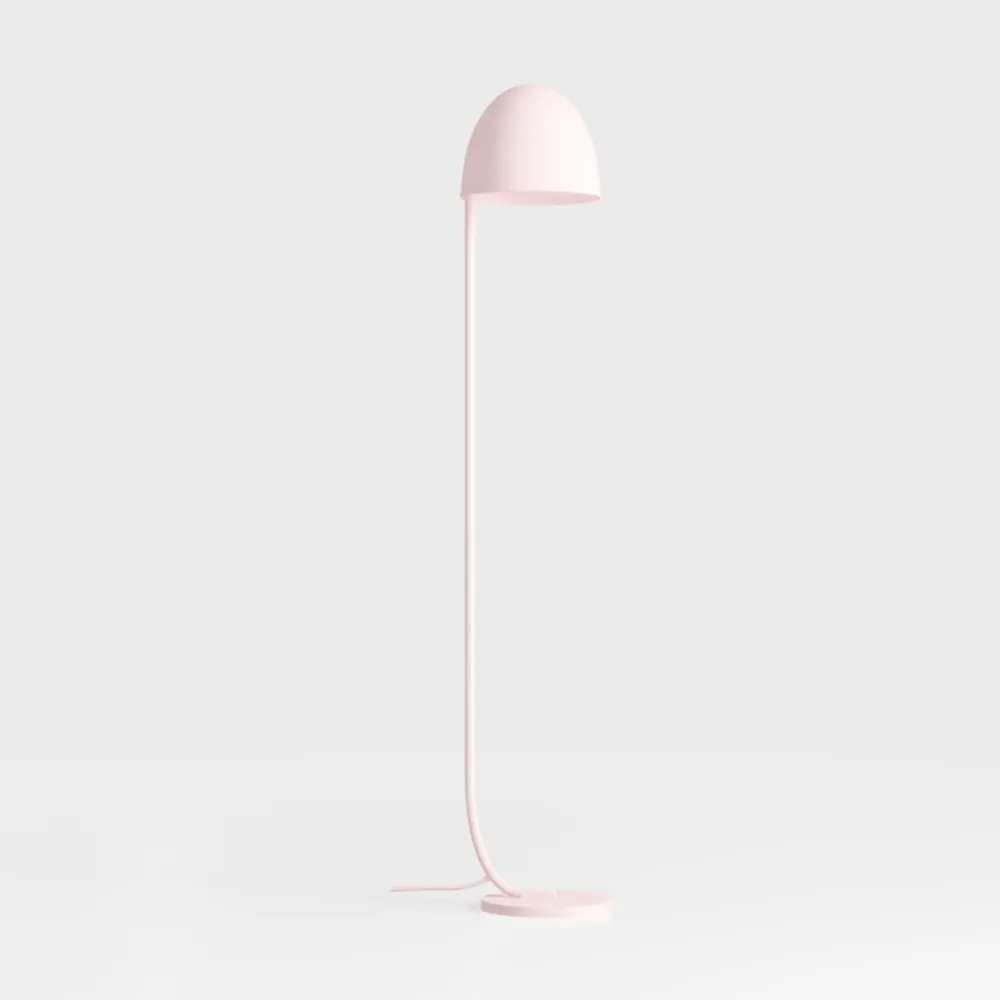 ONEWISH Pink Floor Lamp-Modern Standing Lamp for 