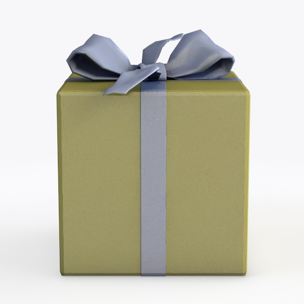 Gift wrapped box