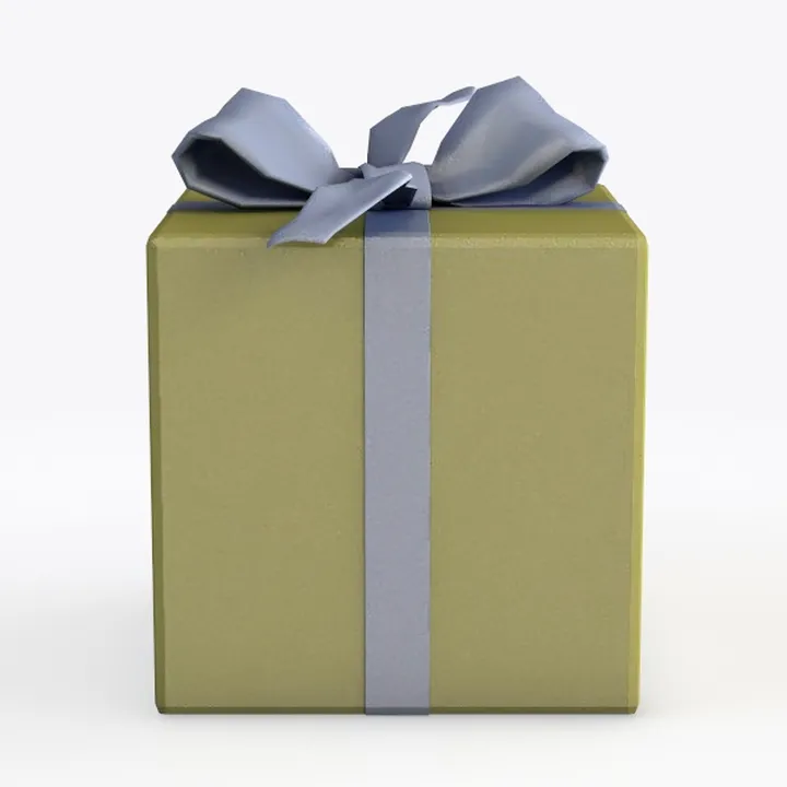 Gift wrapped box