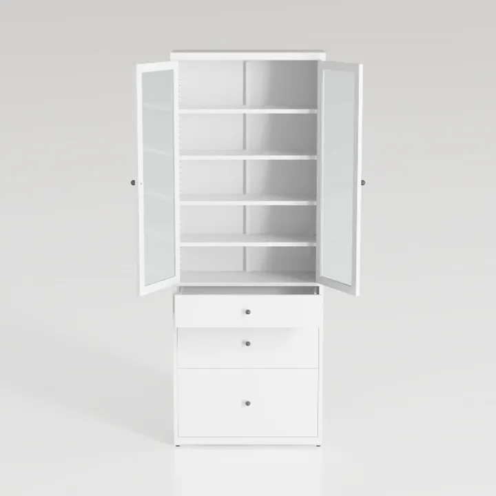 DEVAISE File Cabinet with 2 Drawers and Doors