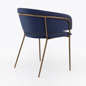 Set of 4 White Velvet Bar Stools with Swivel and B