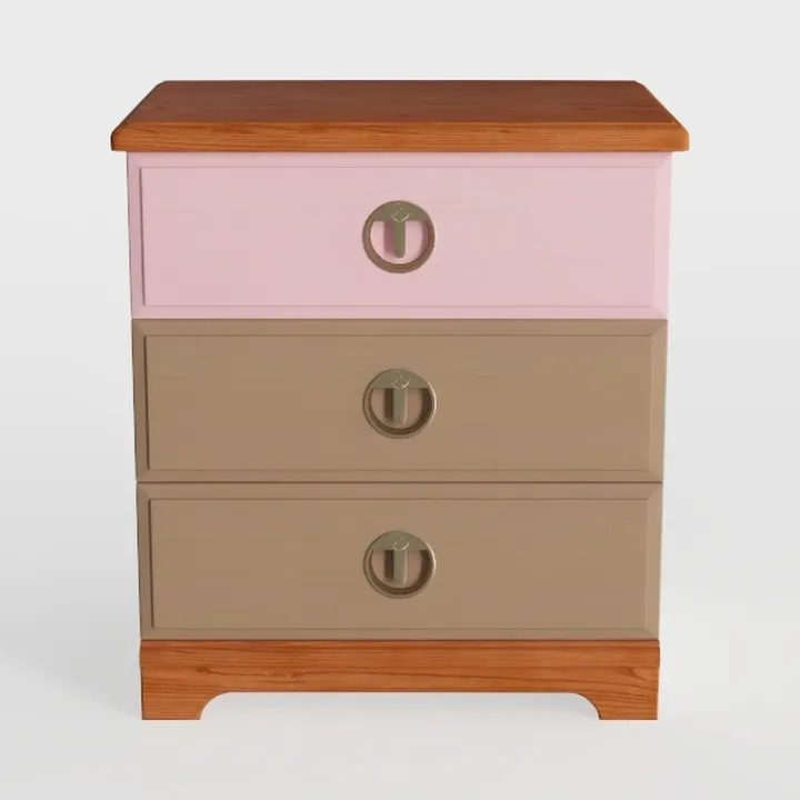 Generic Bedside Table for Bedroom Solid Wood