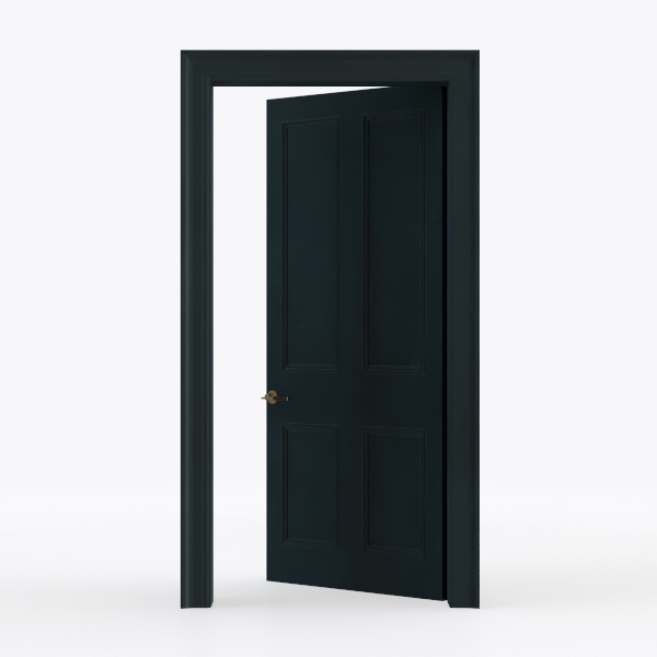 Art deco side hung door 01