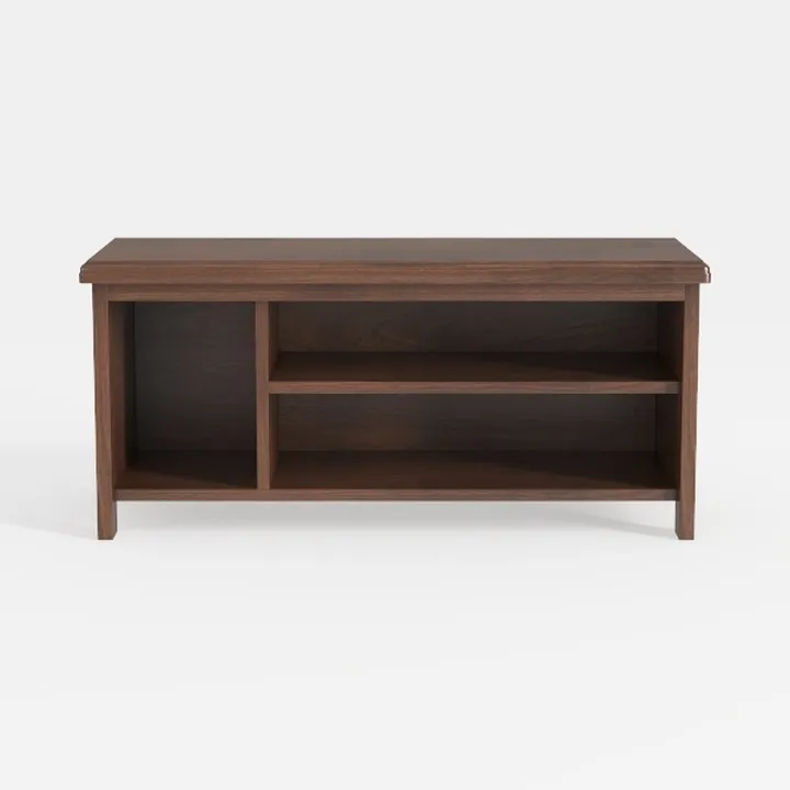 OAKHAM Bamboo Entryway Shoe Storage Bench, Entry