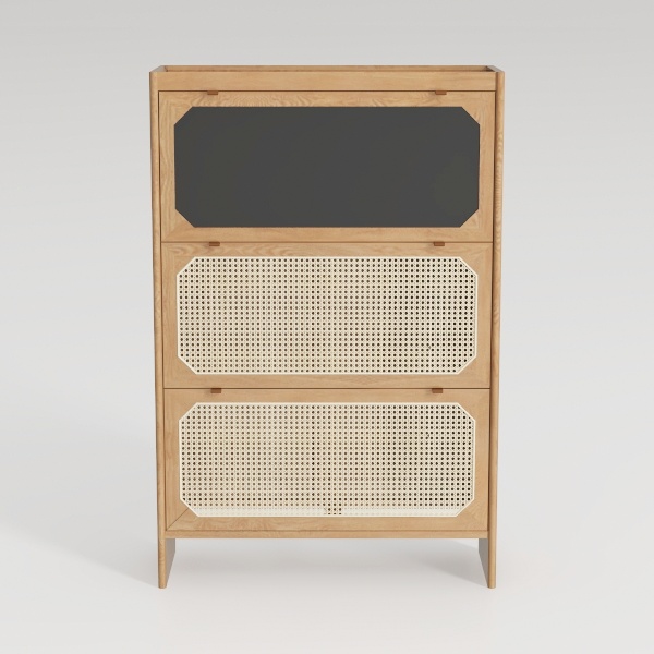 Shoe Cabinet, Shoe Storage Cabinet with 2 Flip