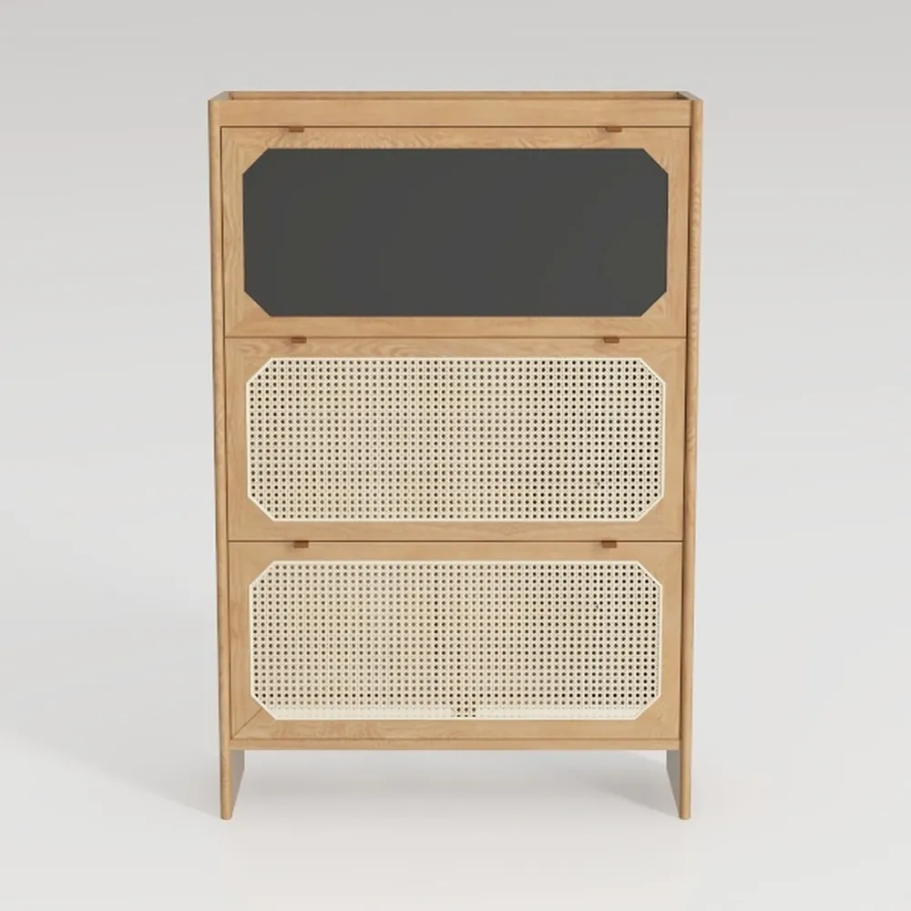 Shoe Cabinet, Shoe Storage Cabinet with 2 Flip