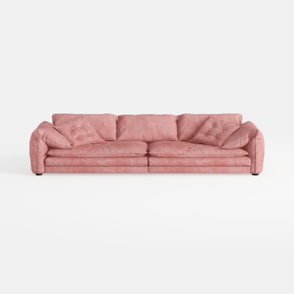 Modern 112&quot; L Shaped Sectional Sofa Cloud Couch