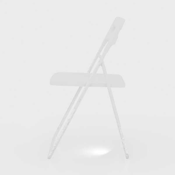 8 Pack White Folding Chairs, Portable Stackable