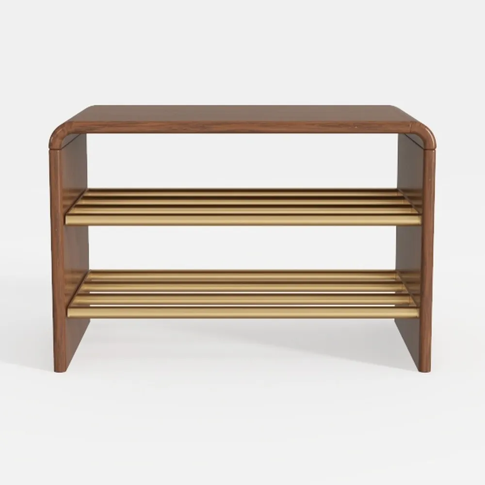 Smiry Bamboo Shoe Rack for Closet, 3 Tier Wooden