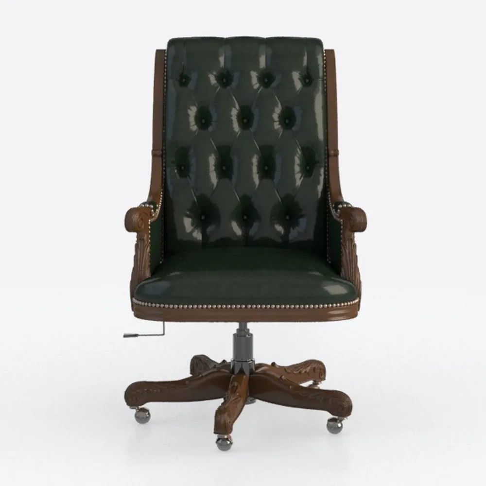 Reclining Office Chair with Footrest, Executive PU