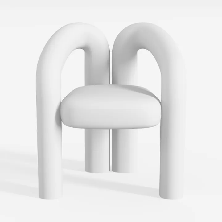 Linen Modern Dining Chairs Set of 2, Upholstered