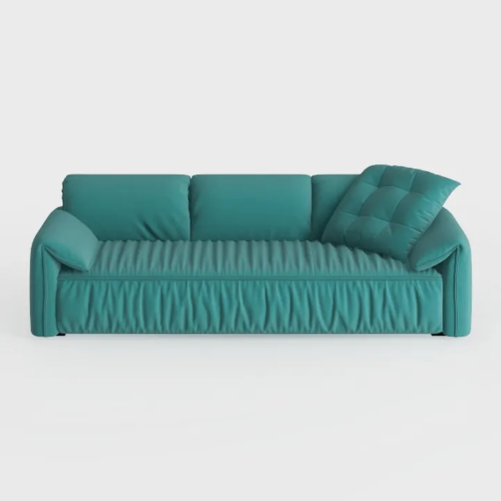 Oversized Bean Bag Sofa, Comfy Corduroy Loveseat