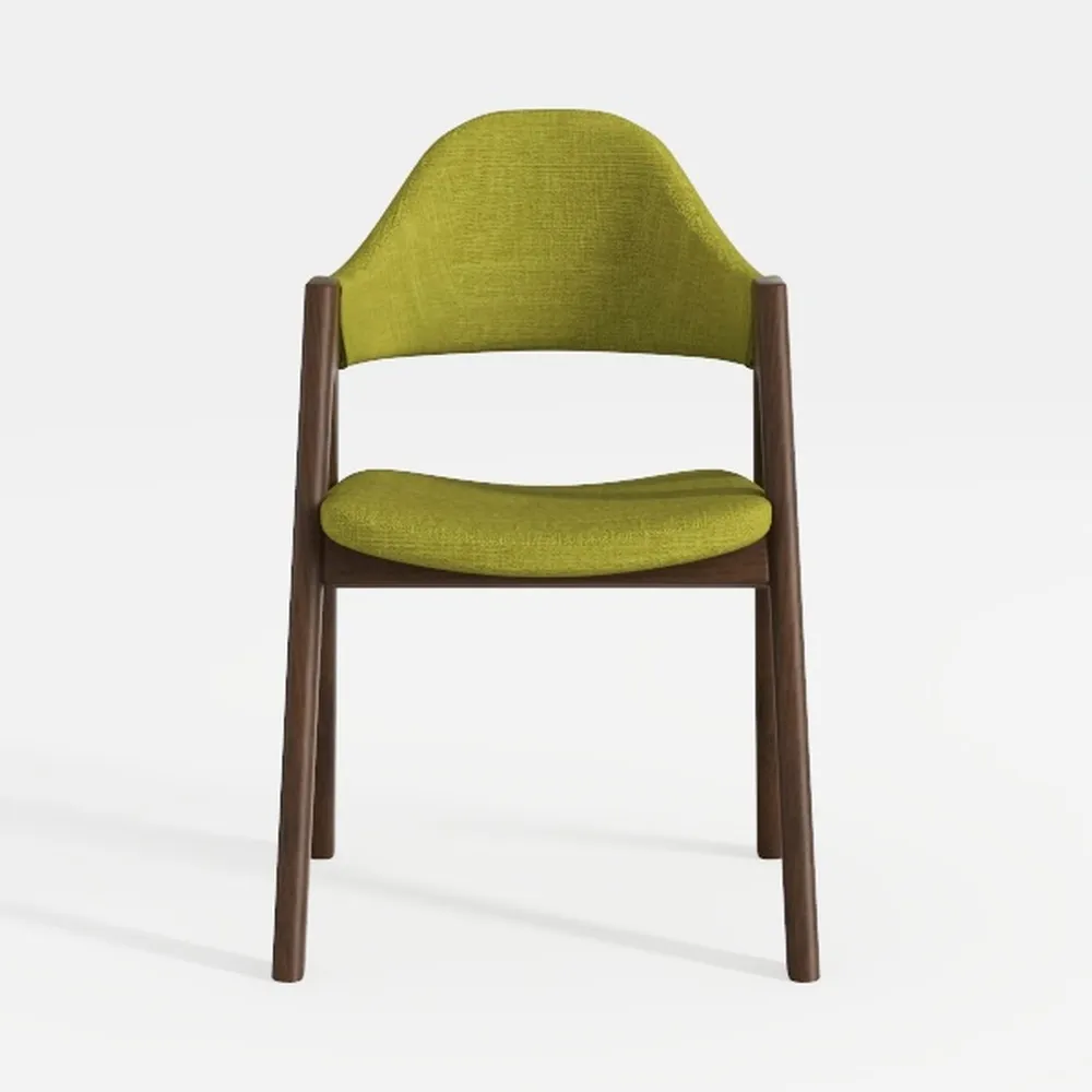 Walnut Dining Chairs, Arm Chairs Set of 2/4, Mid