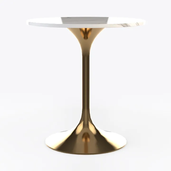 Kate and Laurel Sanzo Modern Pedestal Drink Table