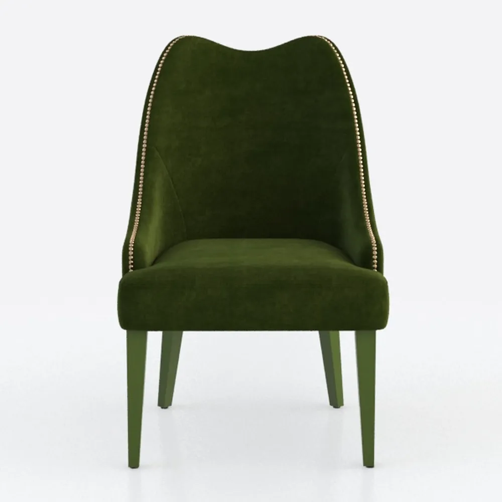 COLAMY Upholstered Parsons Dining Chairs Set of 2