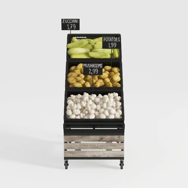 vegetable stand-Supermarket