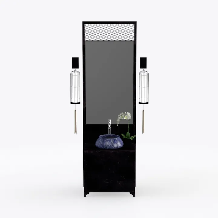 Gizoon Tall Bathroom Storage Tower, Freestanding