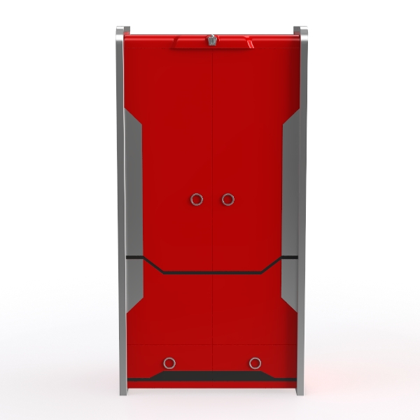 Greenvelly Metal Storage Cabinet,72" Locking Metal