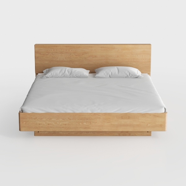 Nexera Napa Platform Bed Set Bedset, Queen, Natura