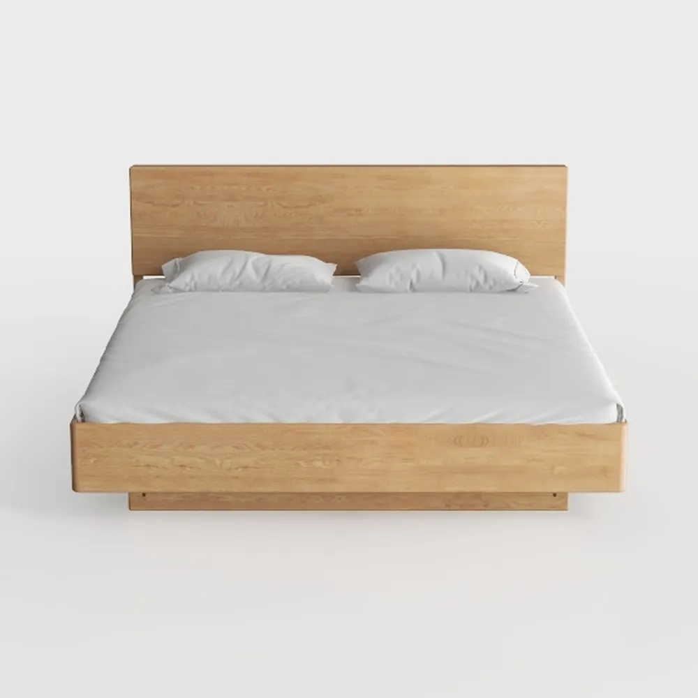 Nexera Napa Platform Bed Set Bedset, Queen, Natura