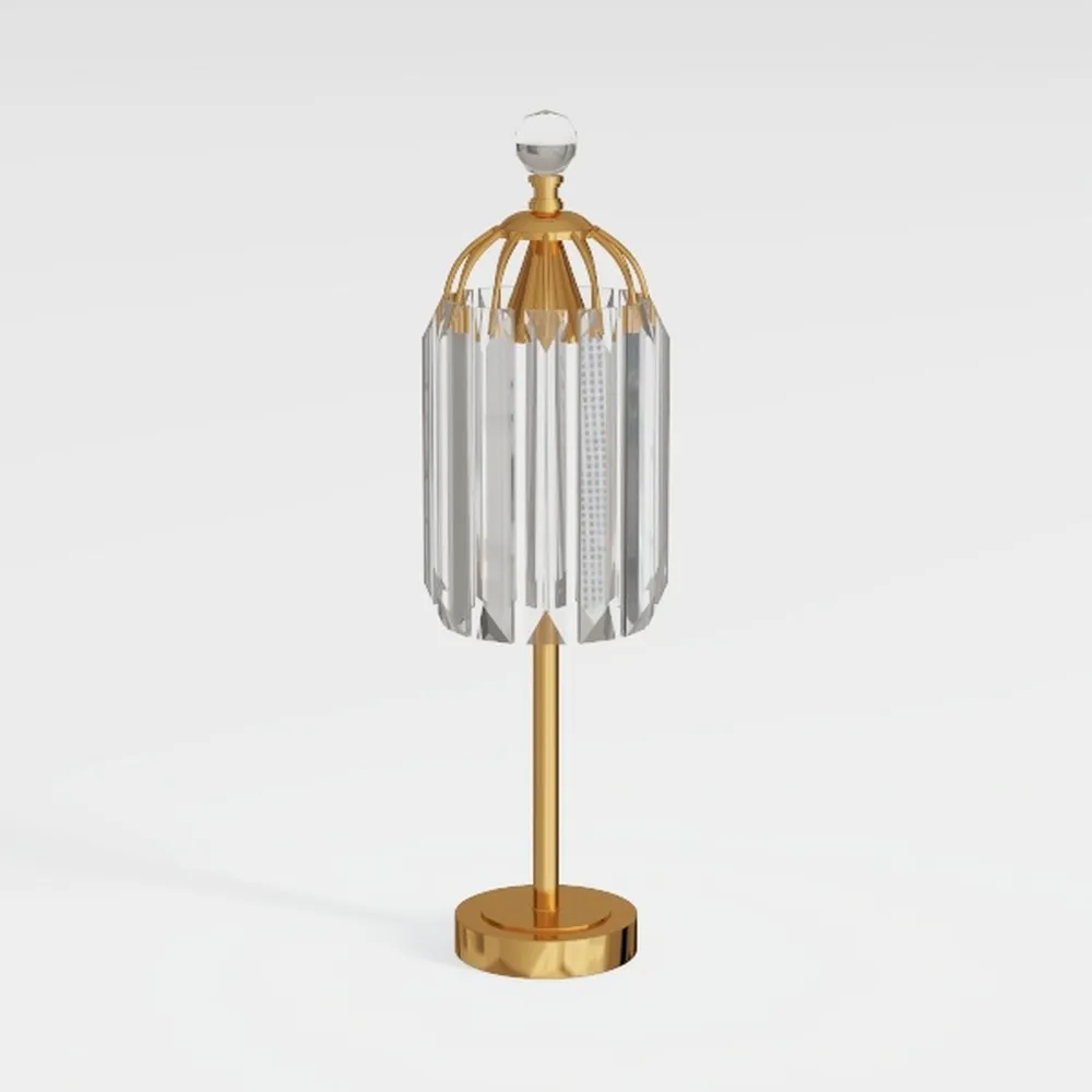 Gold Portable LED Table Lamp,USB Rechargeable