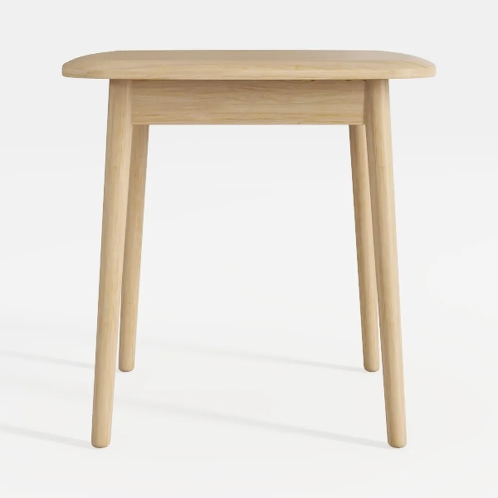 Stackable Wooden Stools - Backless Padded Counter