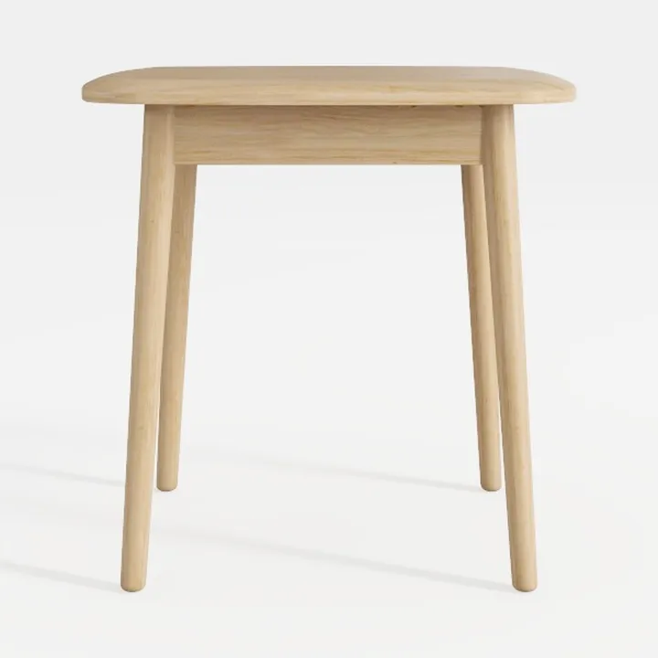 Stackable Wooden Stools - Backless Padded Counter