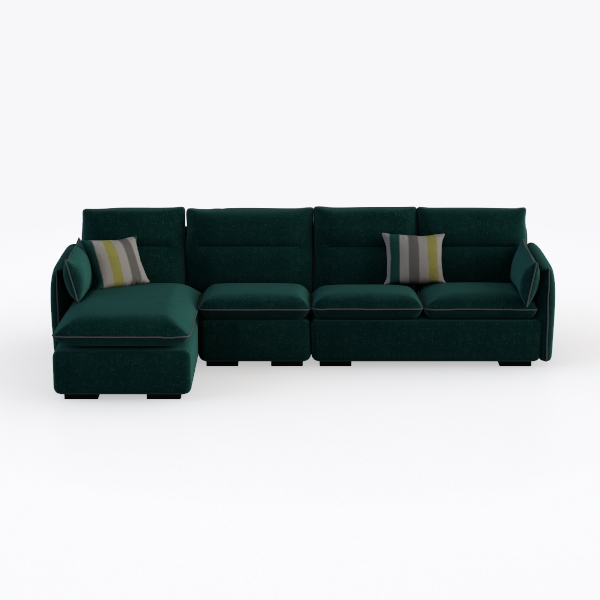Belffin Small Sectional Sofa Modular L Shaped