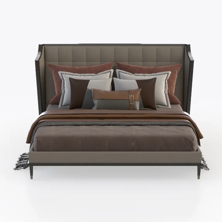 Pemberly Row Wood Eastern King Upholstered Bed Smo