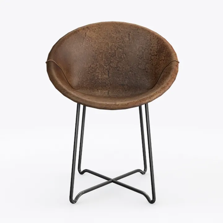 AC Design Furniture Carlee Modern Poltrona Relax Marrone Poltrona Lounge per Soggiorno Ecopelle Marrone Poltrona Salloto H: 90,5 x L: 69 x P: 78,5 cm 1pc