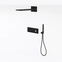 Shower Faucet Set, Shower System Bathroom High Left 45 Degree View