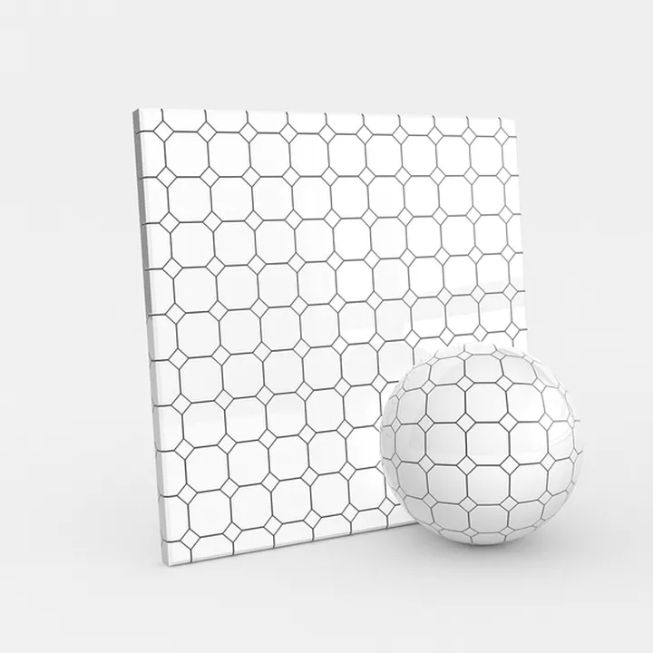 white shape-Mosaic