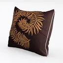 Tropical Leopard Pillow Covers, Vibrant Green Left 45 Degree View
