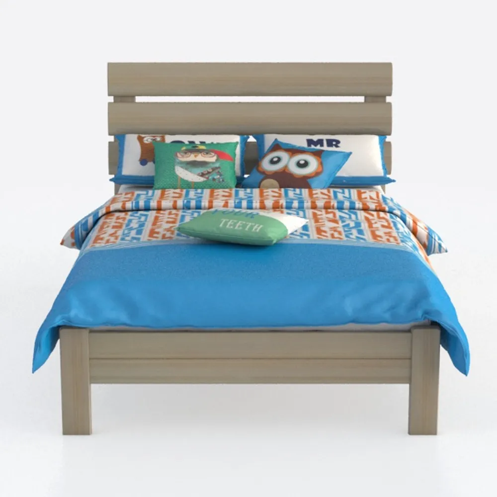 FurnitureR Letto Singolo in Metallo con Luce LED, Moderno per Ragazzi, con Rete a Doghe, per Camera da Letto o Camera degli Ospiti, 90 x 190 cm, Blu